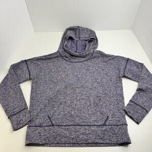 Lucy Activewear Hoodie Sweatshirt Pullover Fleece Lined Women’s Medium Purple